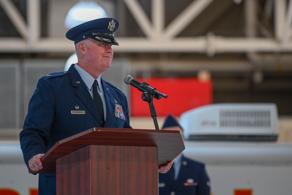 49th MSG change of command