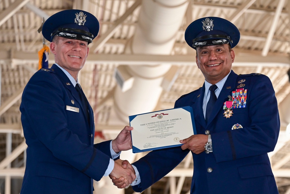 49th MSG change of command