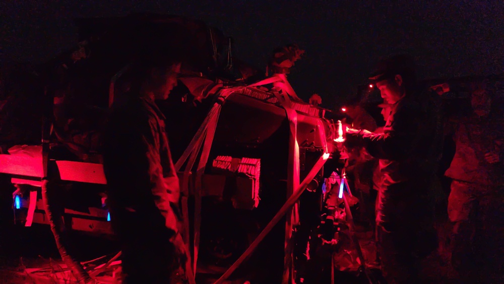 XVIII Airborne Corps Soldiers Conduct Night Jump