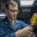 USS Ronald Reagan (CVN 76) Sailors perform daily maintenance