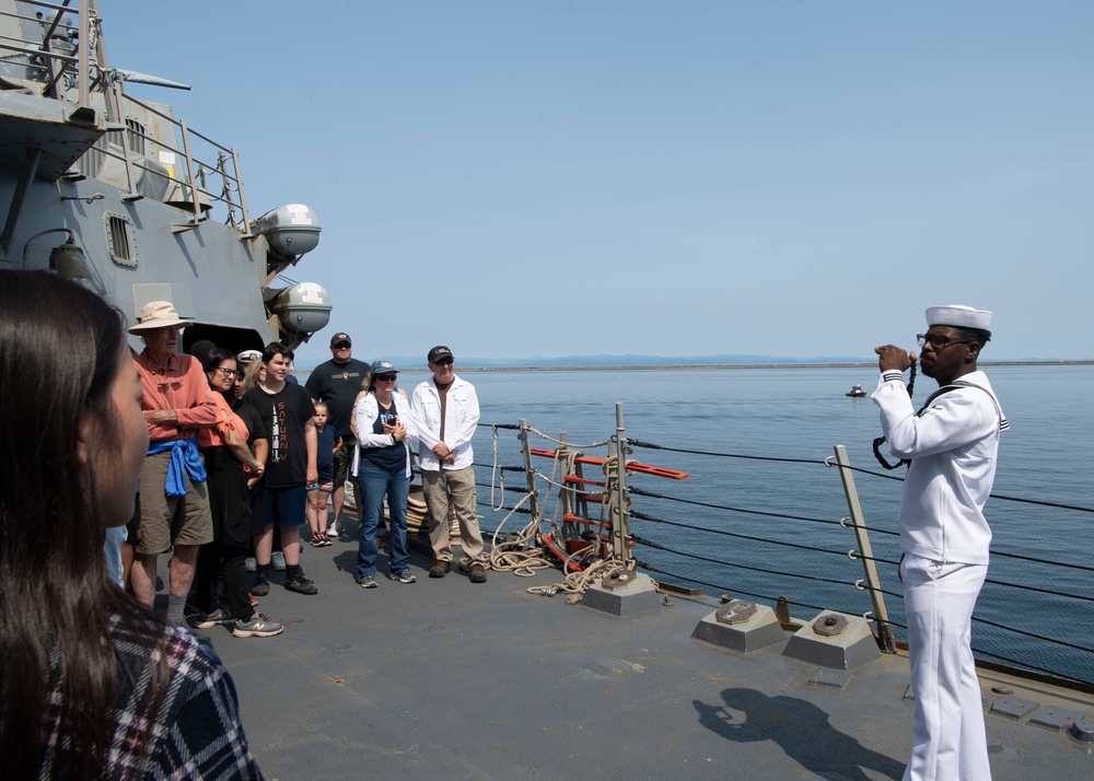 Sailors Celebrate Fourth of July in Port Angeles