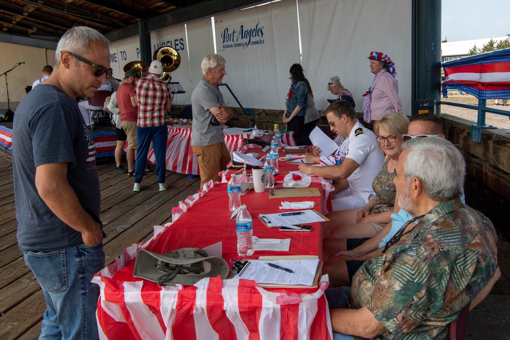 Sailors Celebrate Fourth of July in Port Angeles