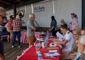 Sailors Celebrate Fourth of July in Port Angeles