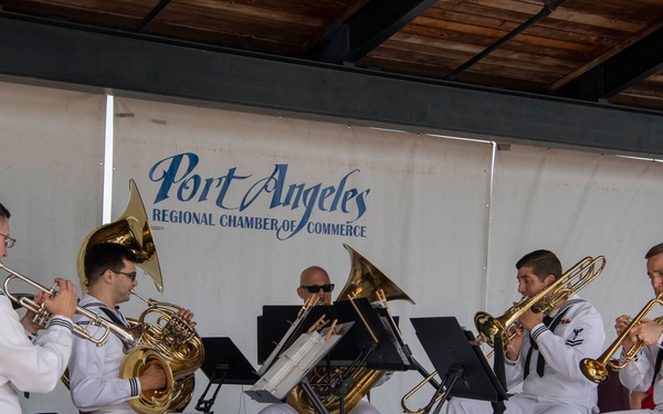 Sailors Celebrate Fourth of July in Port Angeles