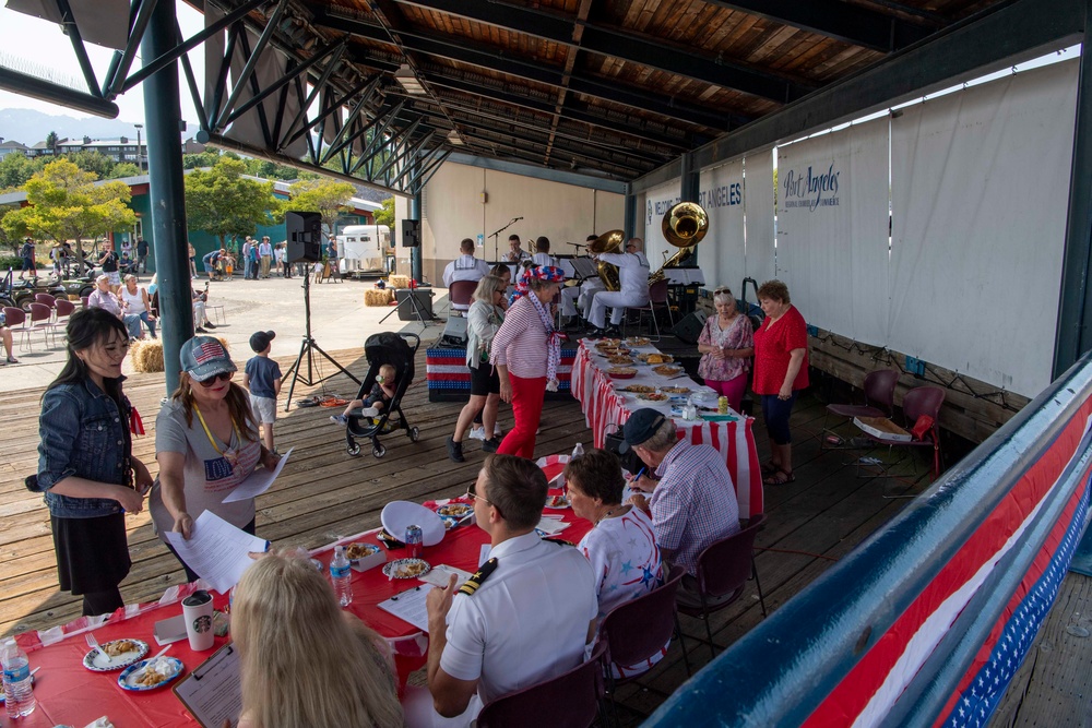 Sailors Celebrate Fourth of July in Port Angeles