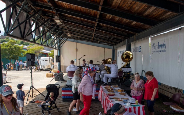 Sailors Celebrate Fourth of July in Port Angeles