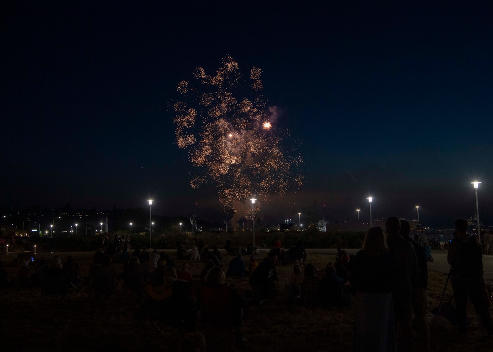 Sailors Celebrate Fourth of July in Port Angeles