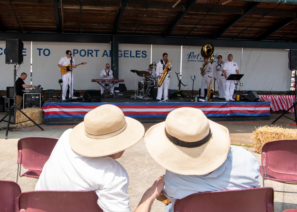 Sailors Celebrate Fourth of July in Port Angeles