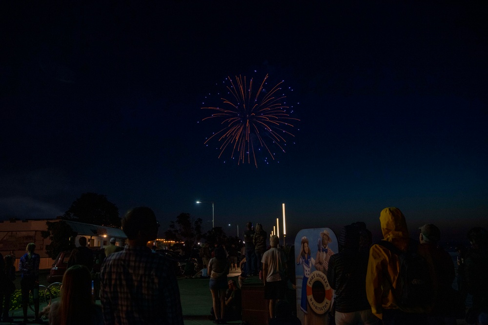 Sailors Celebrate Fourth of July in Port Angeles