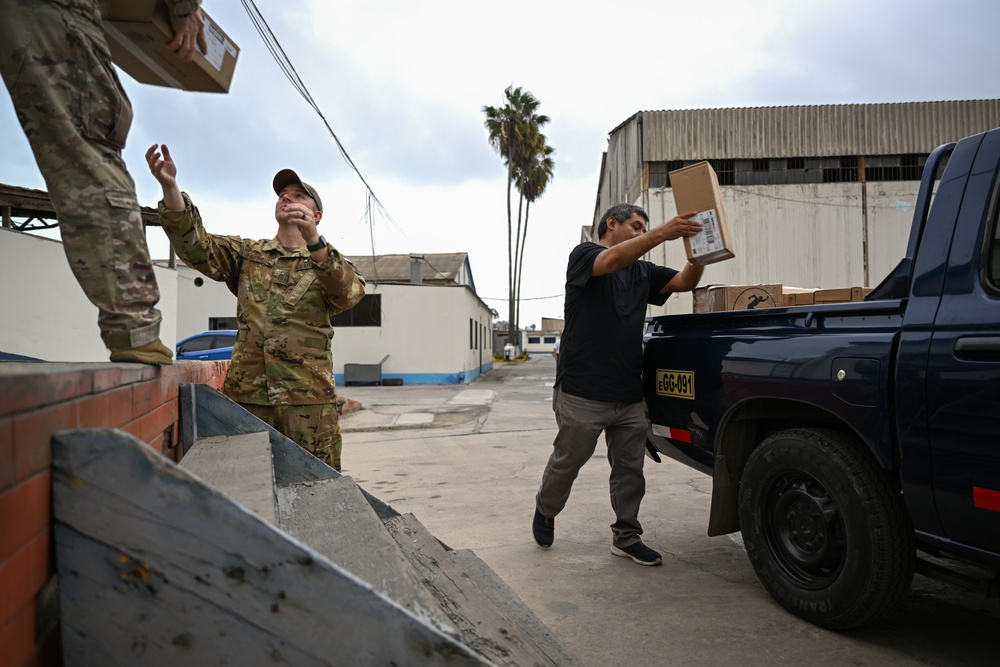Airmen Load Medical Supplies During Resolute Sentinel 23