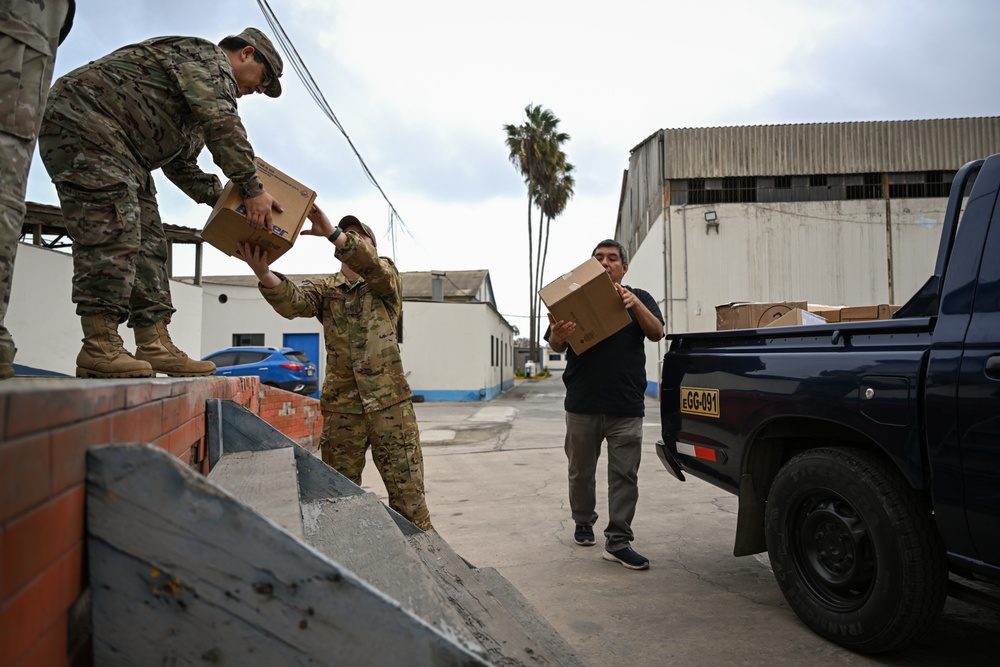 Airmen Load Medical Supplies During Resolute Sentinel 23