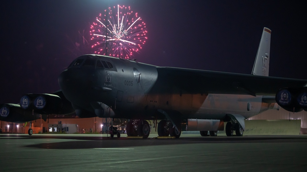 B52-H Firework show