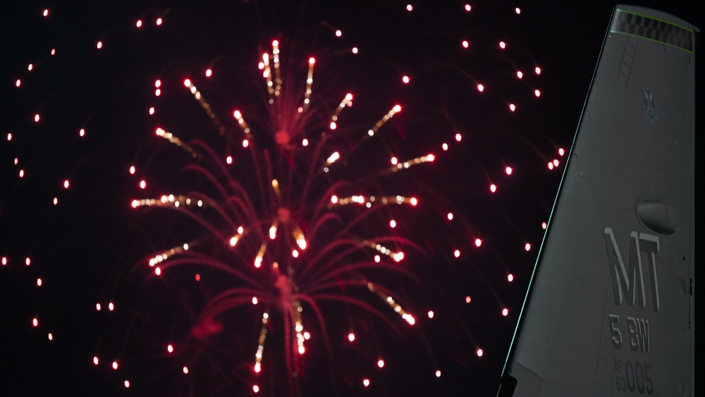 B52-H Firework show