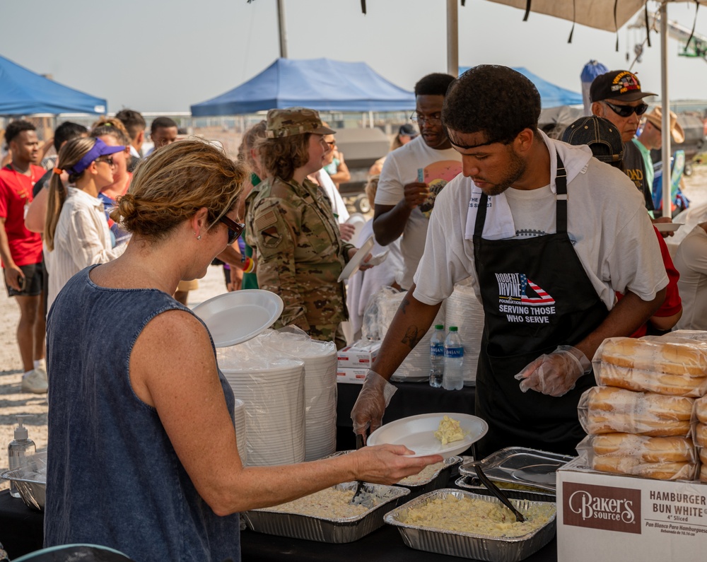 Serving up morale with Chef Irvine