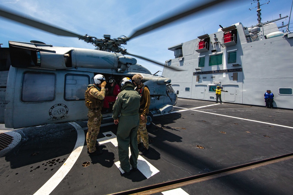 Carrier Strike Group TWO CO Visits ITS Fasan