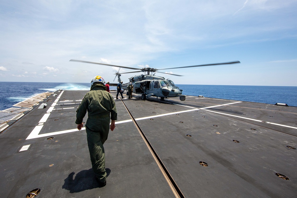 Carrier Strike Group TWO CO Visits ITS Fasan