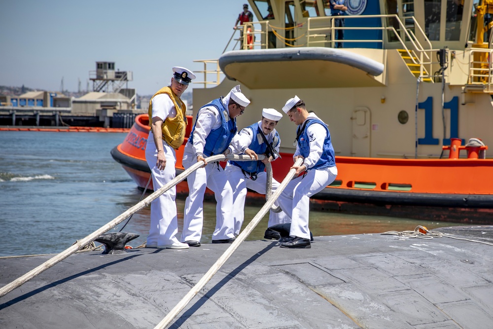 USS Hampton Returns From Deployment