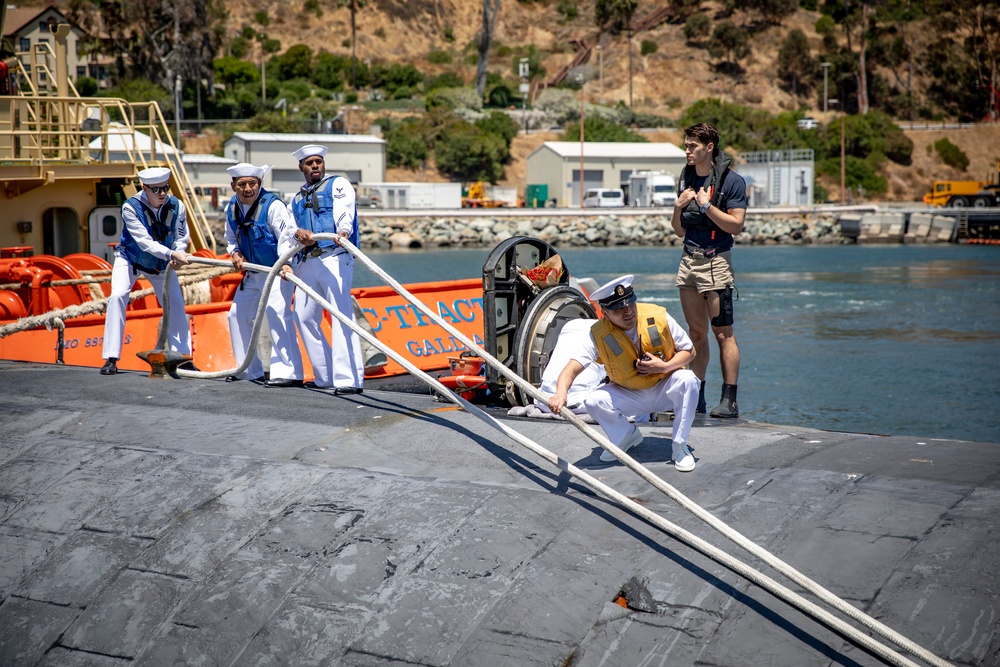 USS Hampton Returns From Deployment