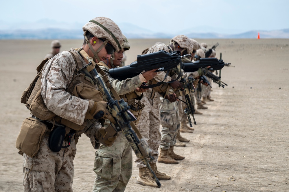 U.S. Marines Train with Peruvian Marines During Resolute Sentinel 23