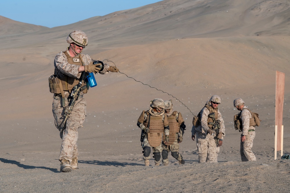 U.S. and Peruvian Marines Conduct Breaching, CASEVAC and C4 Training Resolute Sentinel 23