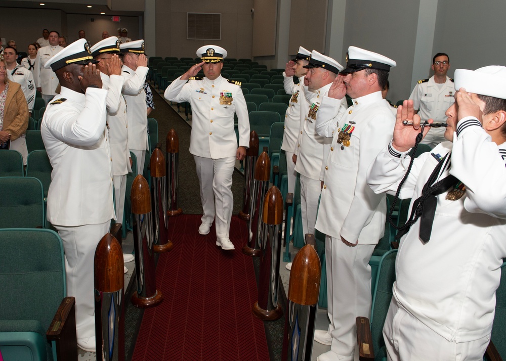 Submarine Readiness Squadron 31 Holds Change of Command Ceremony