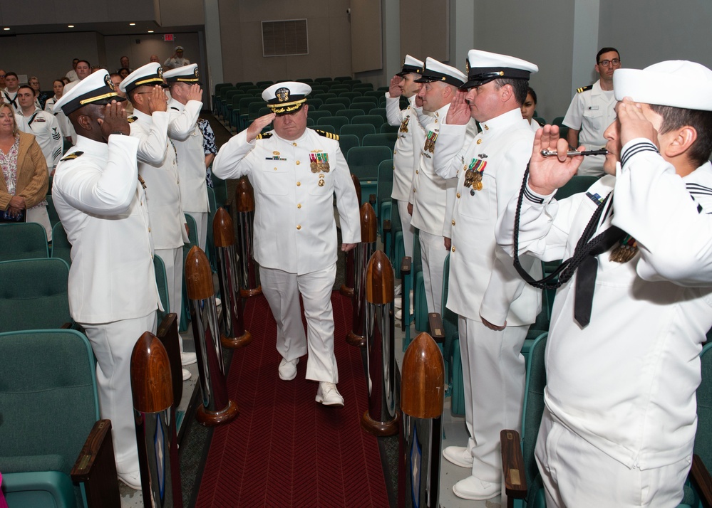 Submarine Readiness Squadron 31 Holds Change of Command Ceremony