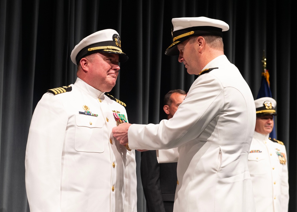 Submarine Readiness Squadron 31 Holds Change of Command Ceremony