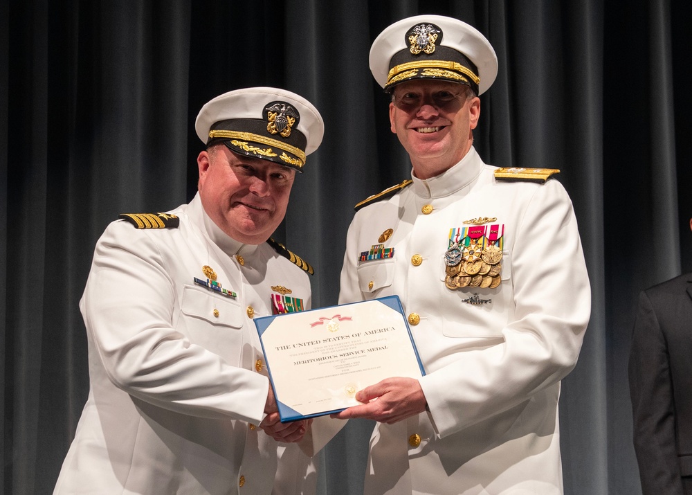 Submarine Readiness Squadron 31 Holds Change of Command Ceremony