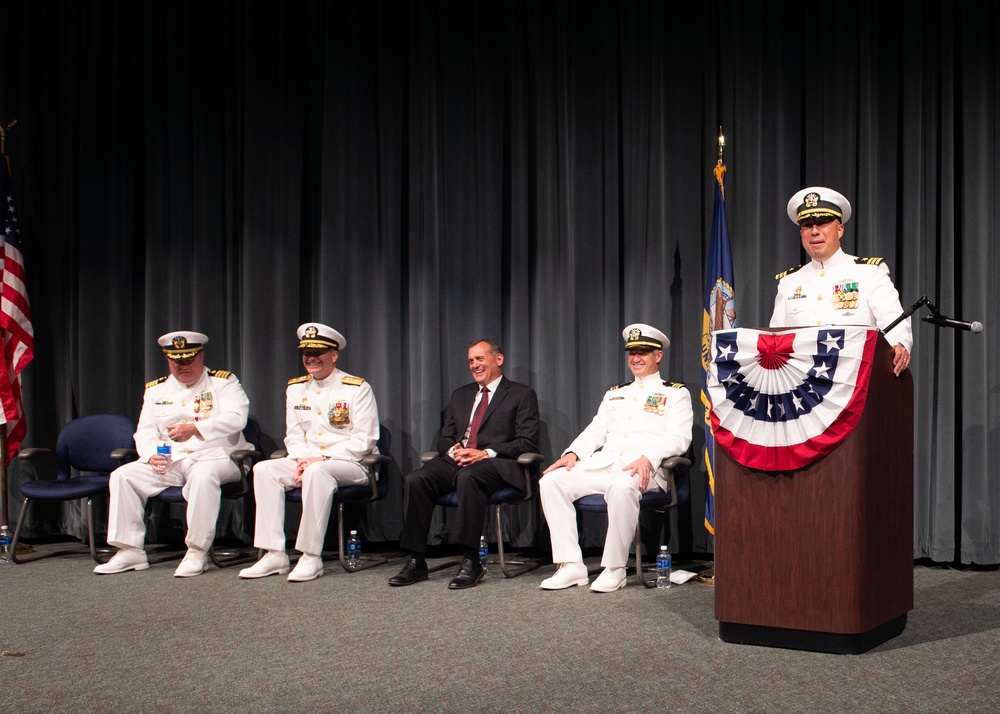 Submarine Readiness Squadron 31 Holds Change of Command Ceremony