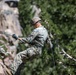 U.S. Marines with 4th Marine Division conduct rappelling training during Mountain Exercise 4-23