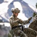 U.S. Marines with 4th Marine Division conduct ropes and rappelling training during Mountain Warfare Training Exercise 4-23