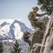 U.S. Marines with 4th Marine Division conduct ropes and rappelling training during Mountain Warfare Training Exercise 4-23