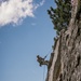 U.S. Marines with 4th Marine Division conduct ropes and rappelling training during Mountain Warfare Training Exercise 4-23