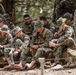 U.S. Marines with 4th Marine Division conduct ropes and rappelling training during Mountain Warfare Training Exercise 4-23