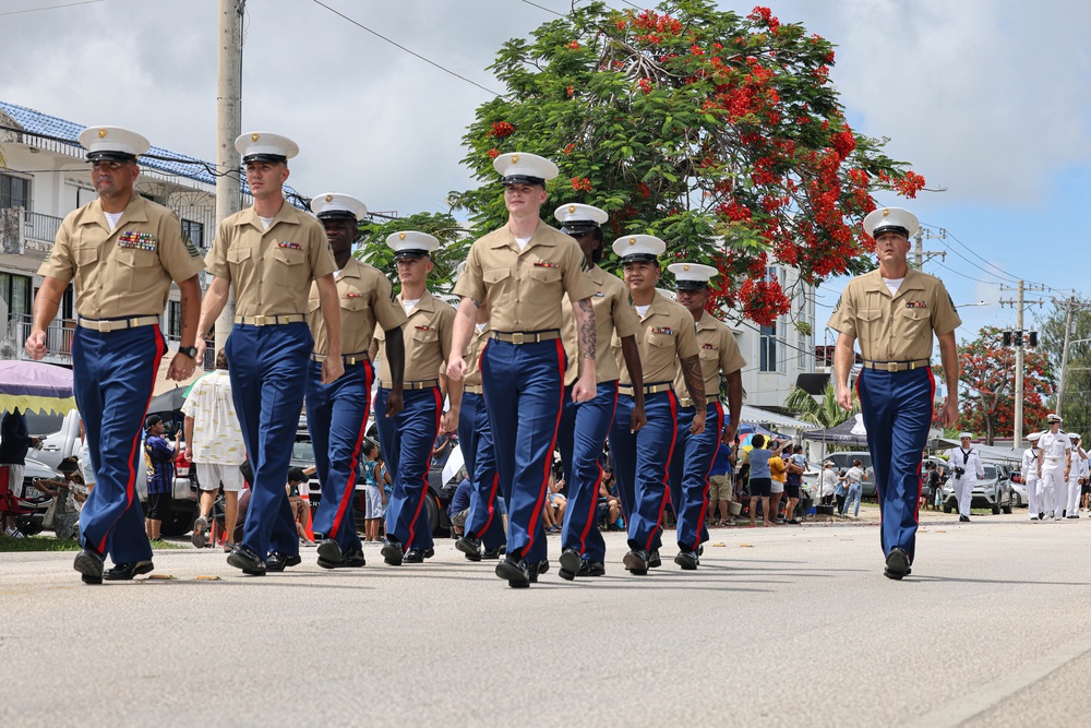 Camp Blaz Marines participate in Saipan's 77th Liberation Day Parade