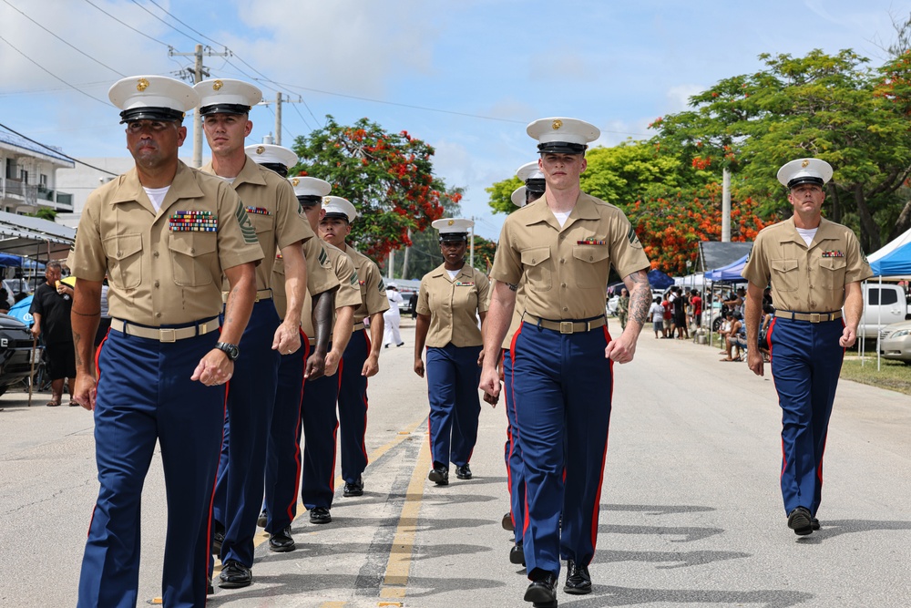 Camp Blaz Marines participate in Saipan's 77th Liberation Day Parade