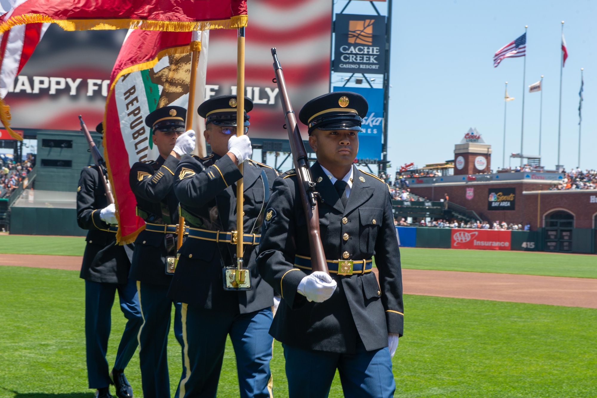 DVIDS - Images - Independence Day 2023 flyover at the San Francisco Giants  Game [Image 3 of 13]