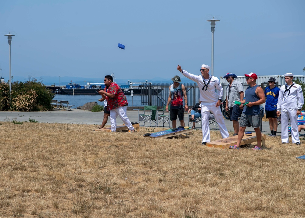 Sailors Celebrate Fourth of July in Port Angeles