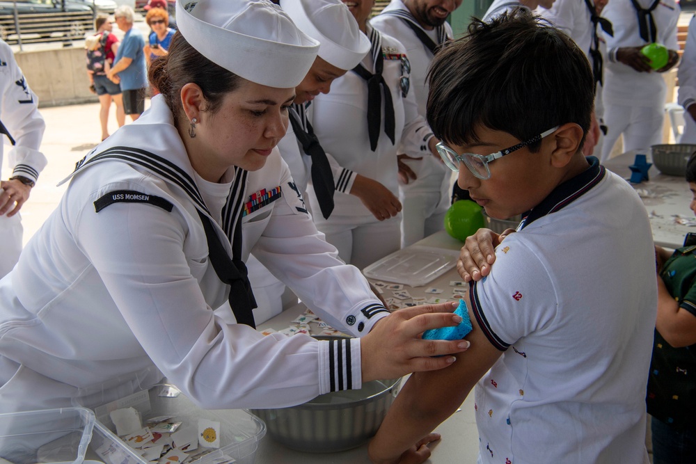 Sailors Celebrate Fourth of July in Port Angeles