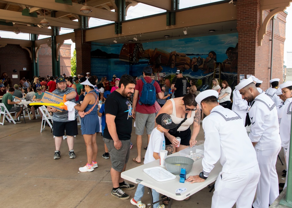 Sailors Celebrate Fourth of July in Port Angeles