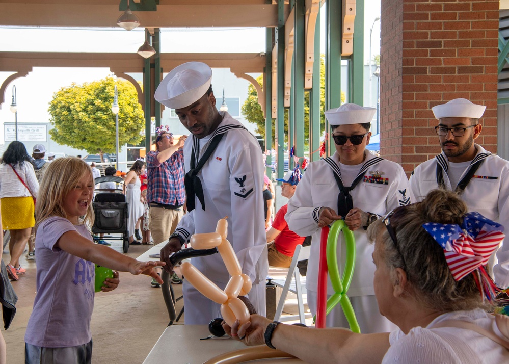 Sailors Celebrate Fourth of July in Port Angeles