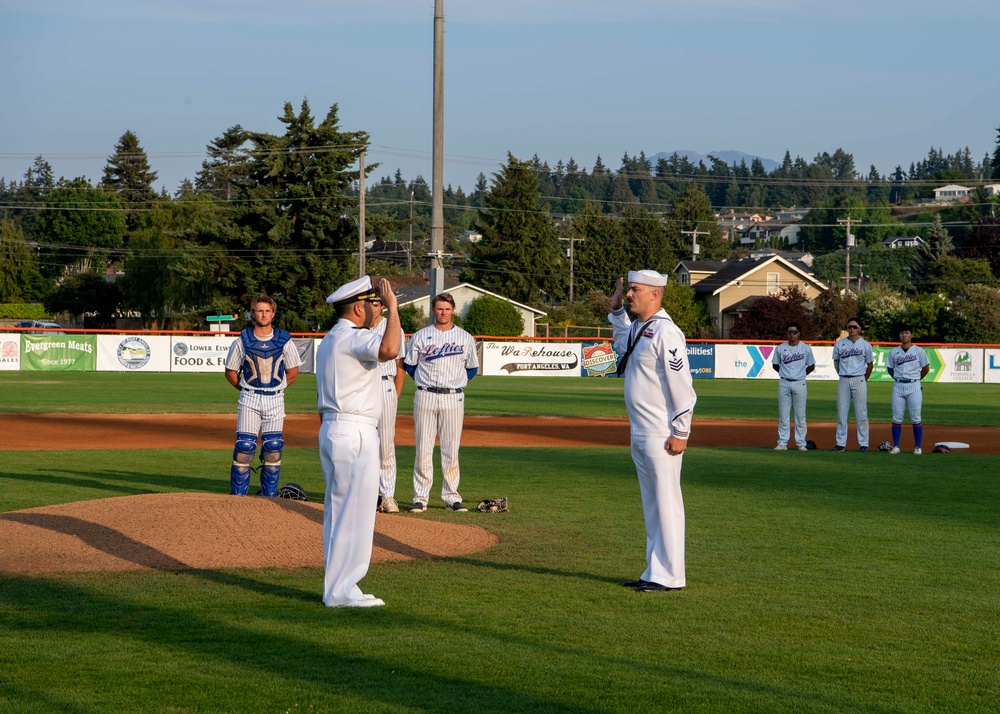 Sailors Celebrate Fourth of July in Port Angeles