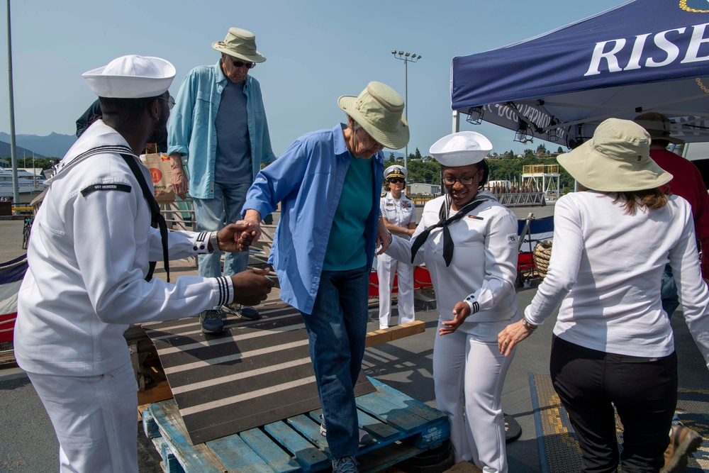 Sailors Celebrate Fourth of July in Port Angeles