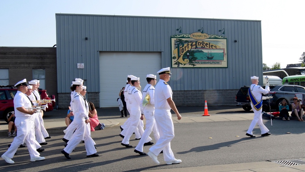 Sailors Celebrate Fourth of July in Port Angeles