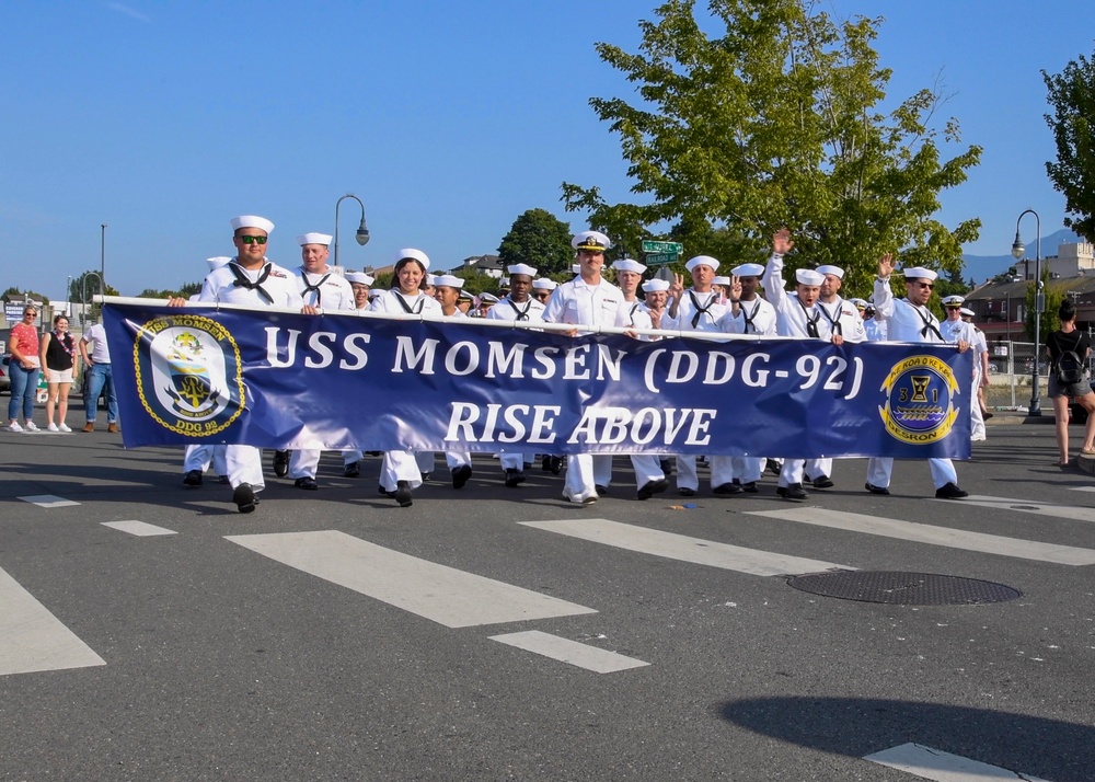 Sailors Celebrate Fourth of July in Port Angeles