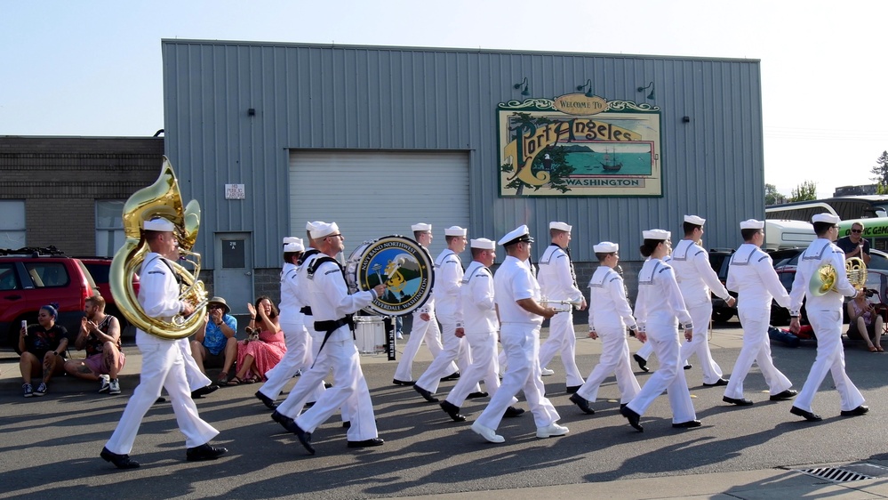 Sailors Celebrate Fourth of July in Port Angeles