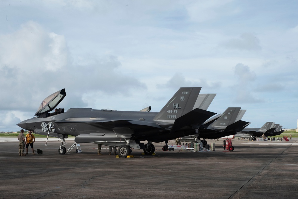 F-35A’s land in Guam for Northern Edge 23-2