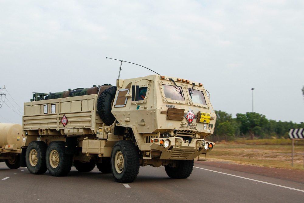 Port-to-Fort Convoy Operations in Darwin, Australia