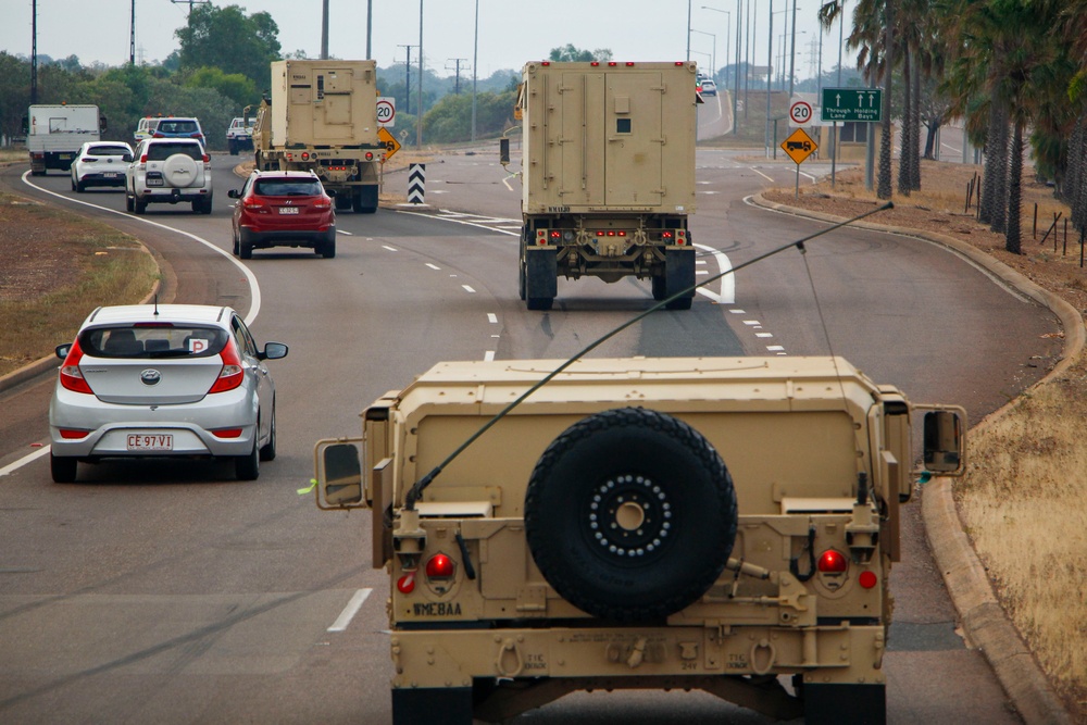 Port-to-Fort Convoy Operations in Darwin, Australia