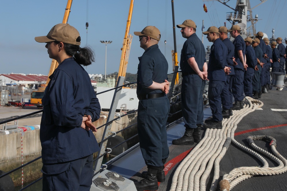 USS Thomas Hudner Deploys With GRFCSG